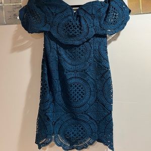 Lulus off the shoulder mini dress